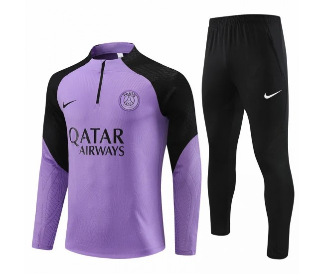 PSG Purple Training Technical Football Tracksuit 23-24