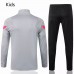 PSG X Jordan Light Grey Training Soccer Tracksuit Kids 2021 2022