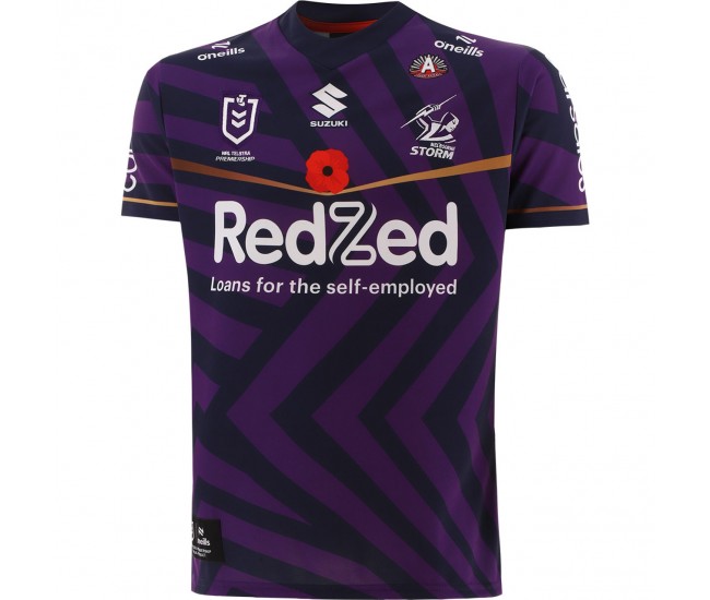 Melbourne Storm 2024 Mens Anzac Round Jersey
