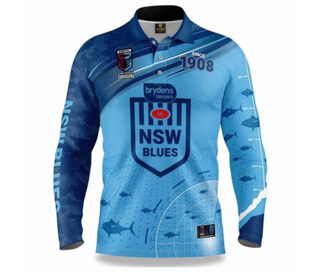 NSW Blues 2022 Mens Fishfinder Fishing Shirt