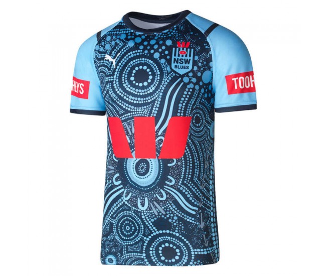 NSW Blues State of Origin 2024 Mens Indigenous Jersey