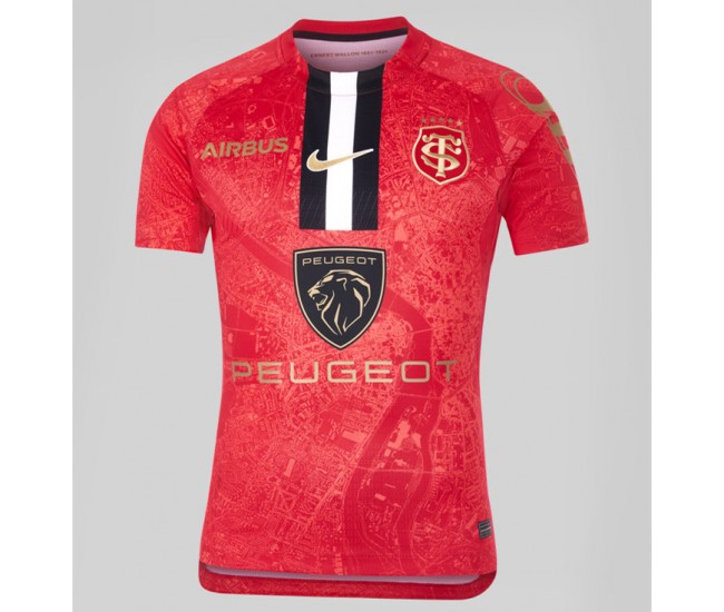 Toulouse 2021-22 Champions Cup-x Ernest Wallon Jersey