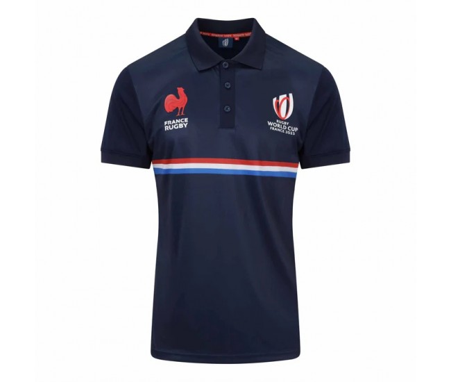 France Rugby Rwc 2023 Mens Polyester Polo