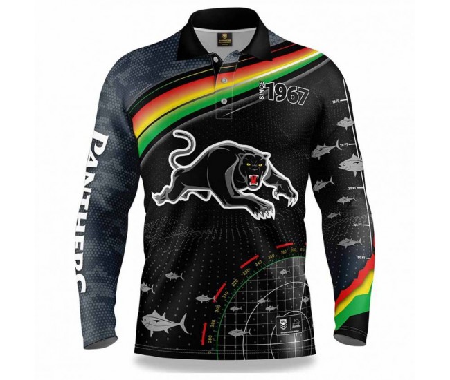 Penrith Panthers 2022 Mens Fishfinder Fishing Shirt