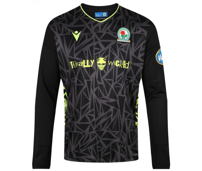 Blackburn Rovers Men's Long Sleeve Goalkeeper Home Jersey 23-24