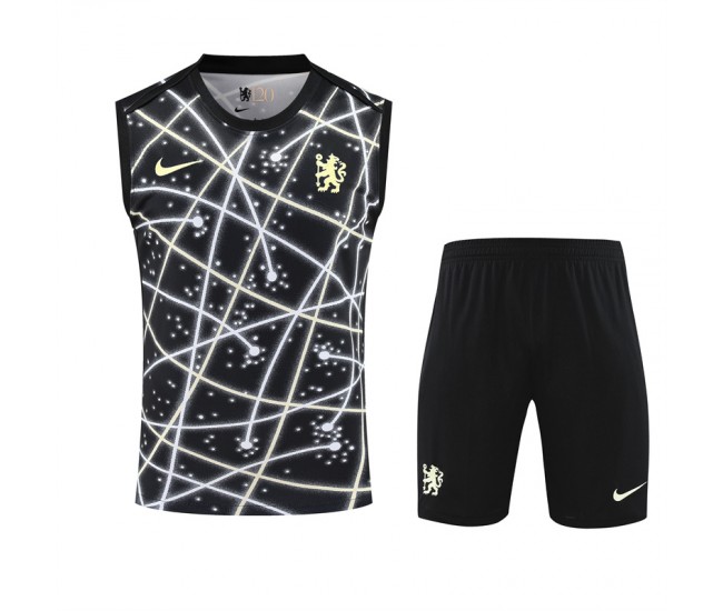 Chelsea Adult Pre Match Training Sleeveless Football Kit 2025-26