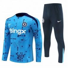 Chelsea Mens Blue Training Technical Football Tracksuit 24-25