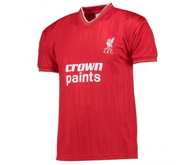 LFC Home Crown Paints Shirt 1986