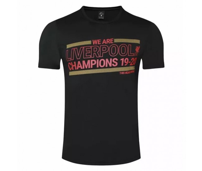 Liverpool FC Premier League Champions 19/20 Winning T-Shirt