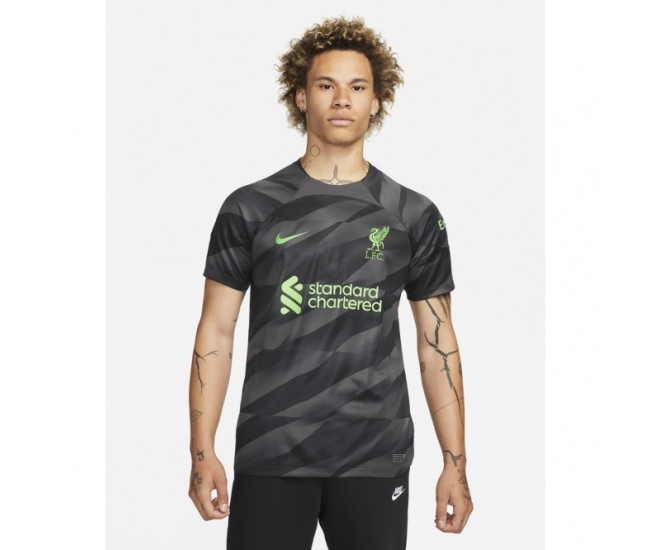 Liverpool FC Black Goalkeeper Jersey 23-24