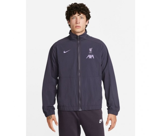Liverpool FC Men’s Gray Anthem Jacket 23-24