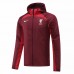 LFC Burgundy Windrunner Football Jacket 2022-23