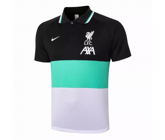 Liverpool FC Black Polo 2020 2021