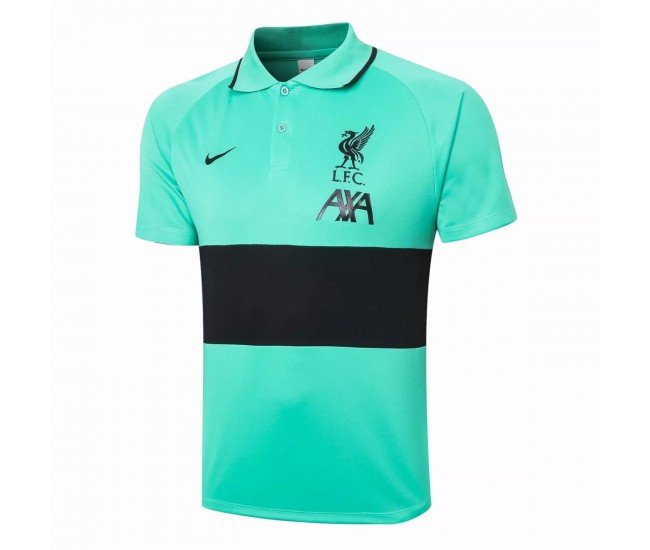 Liverpool FC Green Polo 2020 2021