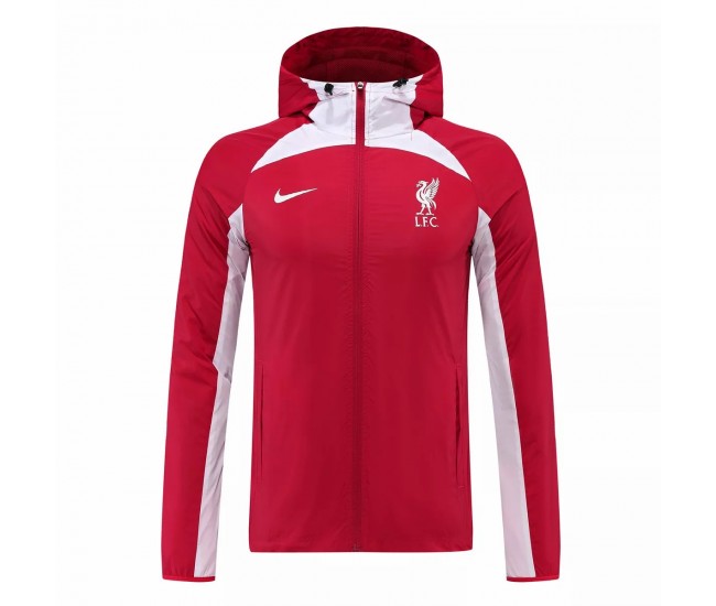 LFC Red Windrunner Football Jacket 2022