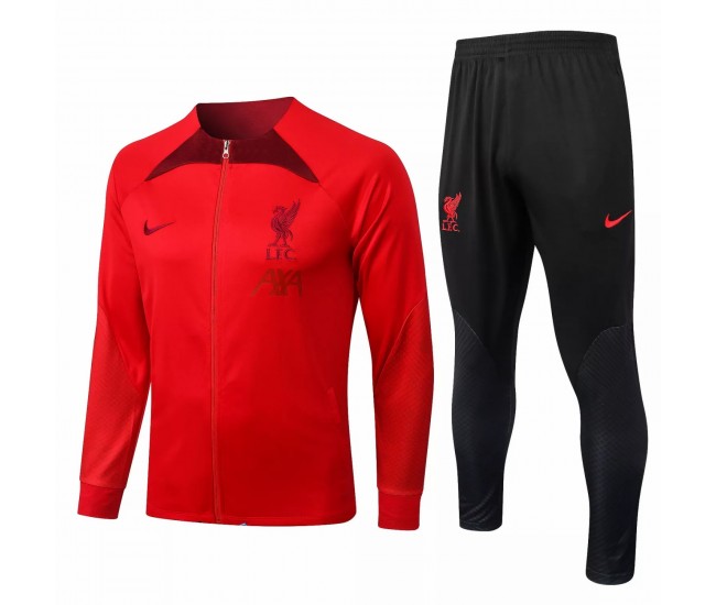 Liverpool FC Red Training Presentation Football Tracksuit 2022-23