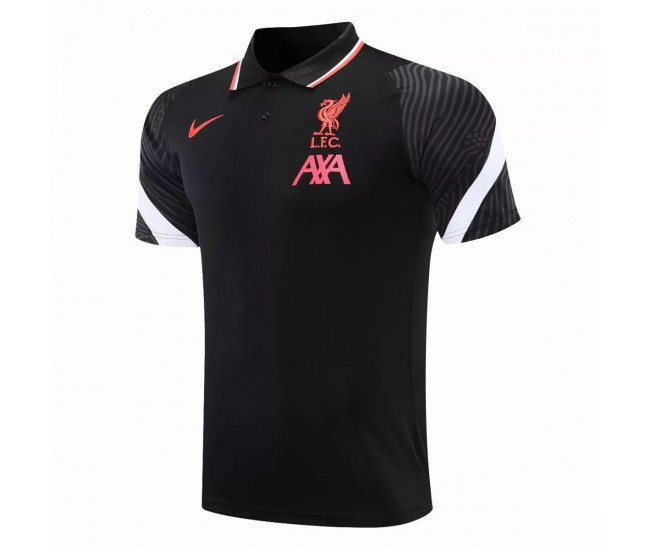 Liverpool Polo Jersey Black 2020 2021