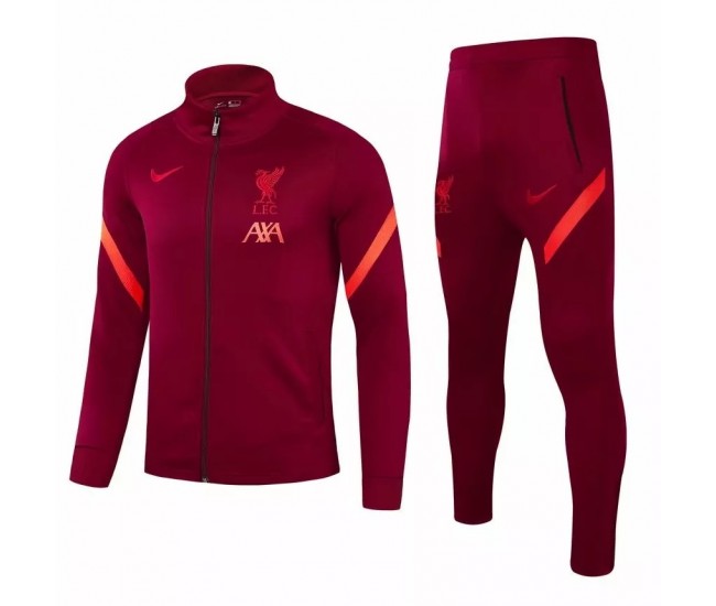 LFC Liverpool Presentation Soccer Tracksuit Red 2021