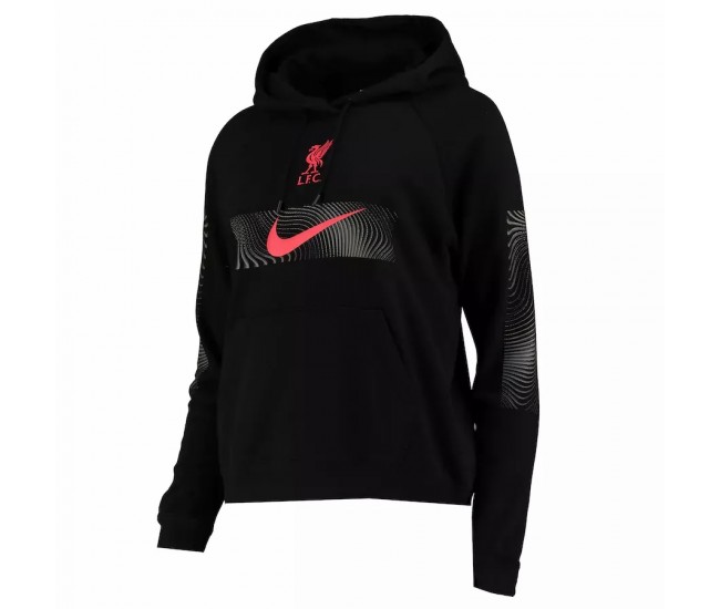 Liverpool FC Black Fleece Hooded Sweatshirt 2022