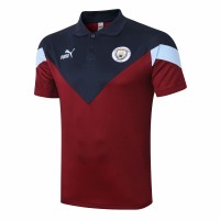 Manchester City FC Icon Red Polo Shirt 2020