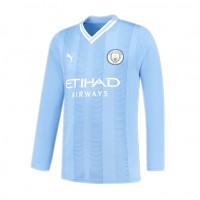 Manchester City Men's Long Sleeve Home Jersey 23-24