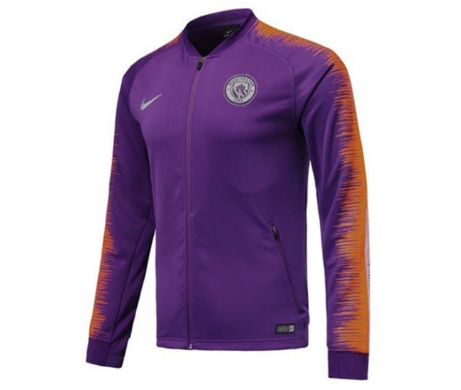 Manchester City Purple Anthem Jacket