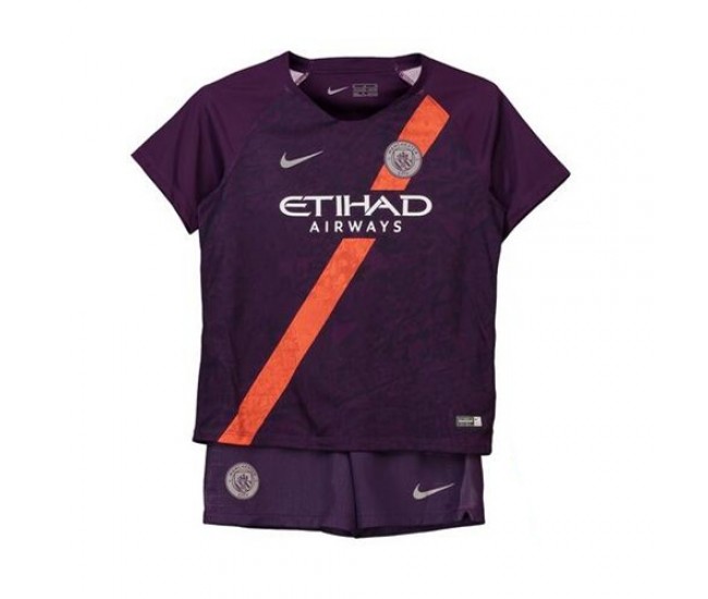 Manchester City Third Stadium Kit 2018-19 - Kids
