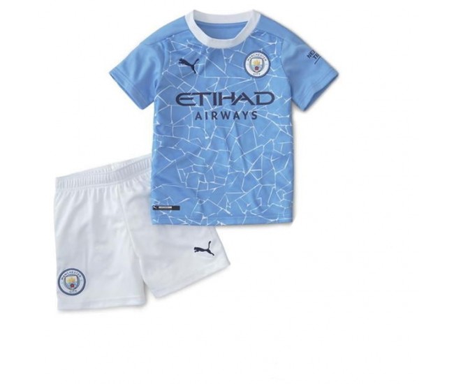 Manchester City Home Kids Kit 2020 2021