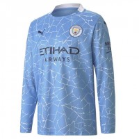 Manchester City Home Long Sleeve Shirt 2020 2021
