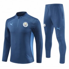 Manchester City FC Mens Navy Training Technical Football Tracksuit 24-25