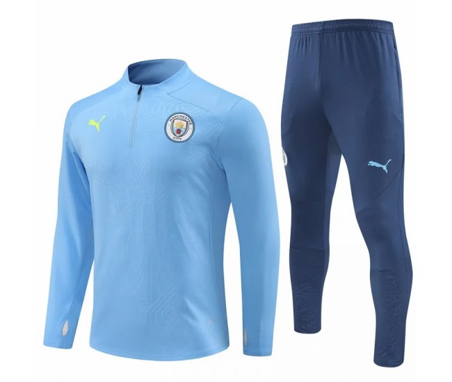Manchester City FC Mens Training Technical Football Tracksuit 24-25