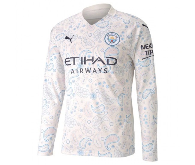 Manchester City Third Long Sleeve Jersey 2020 2021