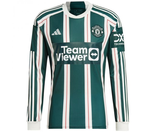 Manchester United Men's Long Sleeve Away Jersey 23-24