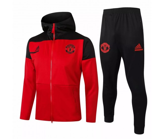 Manchester United Presentation Soccer Tracksuit Red 2020 2021