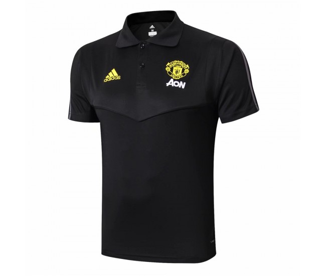 Manchester United Training Polo Black 2019-20