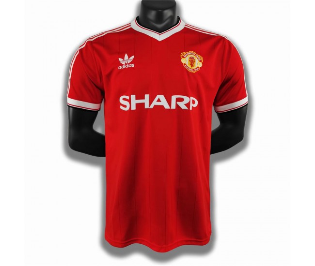 Manchester United FC Home Retro Jersey 1984 