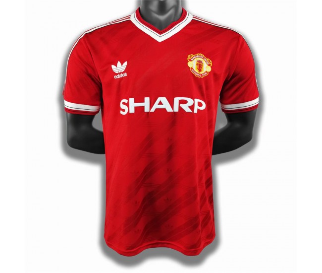 Manchester United FC Home Retro Jersey 1986-1988