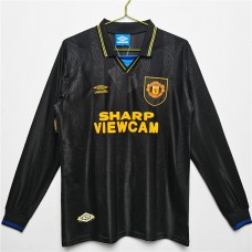 Manchester United FC Long Sleeve Away Retro Jersey 1993-1994