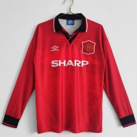 Manchester United FC Long Sleeve Home Retro Jersey 1994-1995
