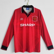 Manchester United FC Long Sleeve Home Retro Jersey 1994-1995