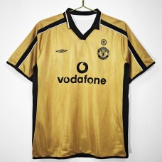 Manchester United FC Centenary Gold Retro Jersey 2001-2002