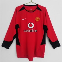 Manchester United FC Long Sleeve Home Retro Jersey 2002-2003