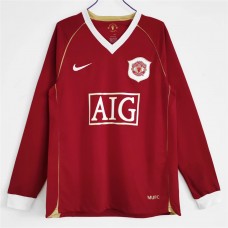 Manchester United FC Long Sleeve Home Retro Jersey 2006-2007