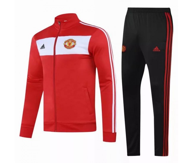 Manchester United Presentation Soccer Tracksuit Red 2020 2021