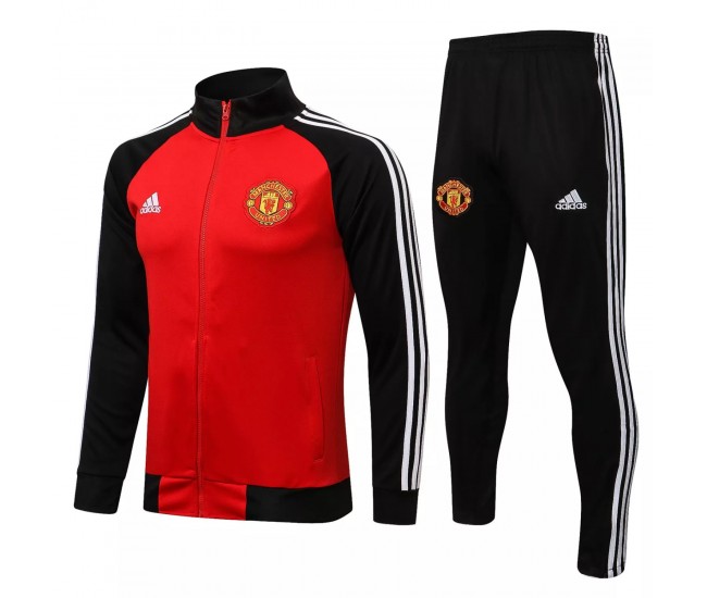 Manchester United Tiro Training Presentation Football Tracksuit 2021-22 Manchester United Tiro Training Presentation Football Tracksuit 2021-22