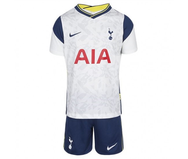 Kids Tottenham Hotspur Home Kit 2020 2021