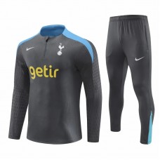 Tottenham Hotspur Mens Grey Training Technical Football Tracksuit 24-25