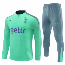 Tottenham Hotspur Mens Green Training Technical Football Tracksuit 24-25