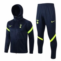 Tottenham Hotspur Navy Hooded Presentation Tracksuit 2021-22