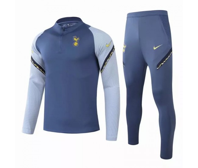 Tottenham Hotspur Technical Soccer Tracksuit Blue 2020 2021